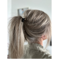 dubbele knoop NYLON zwart