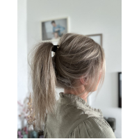 dubbele knoop NYLON zwart