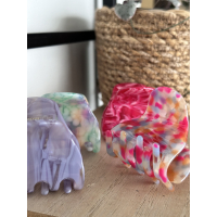 haarklem -multi yellow/purple-