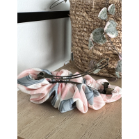 scrunclip 'Pastel Lotus'