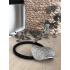elastiek silver mat