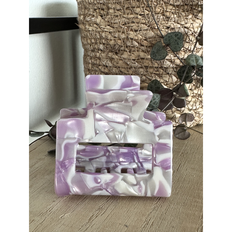 haarklem /purple & white/